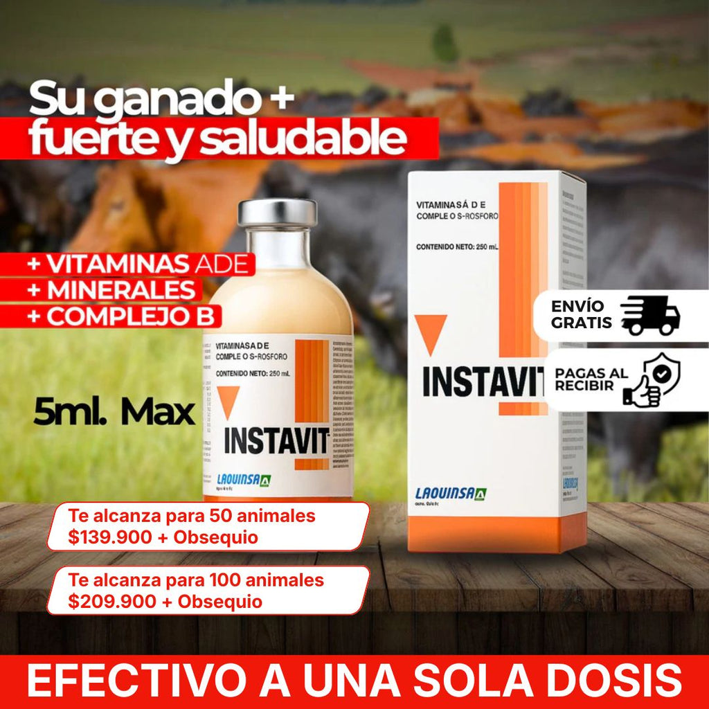 Instavit | Multivitamínico efectivo a una sola dosis🔻