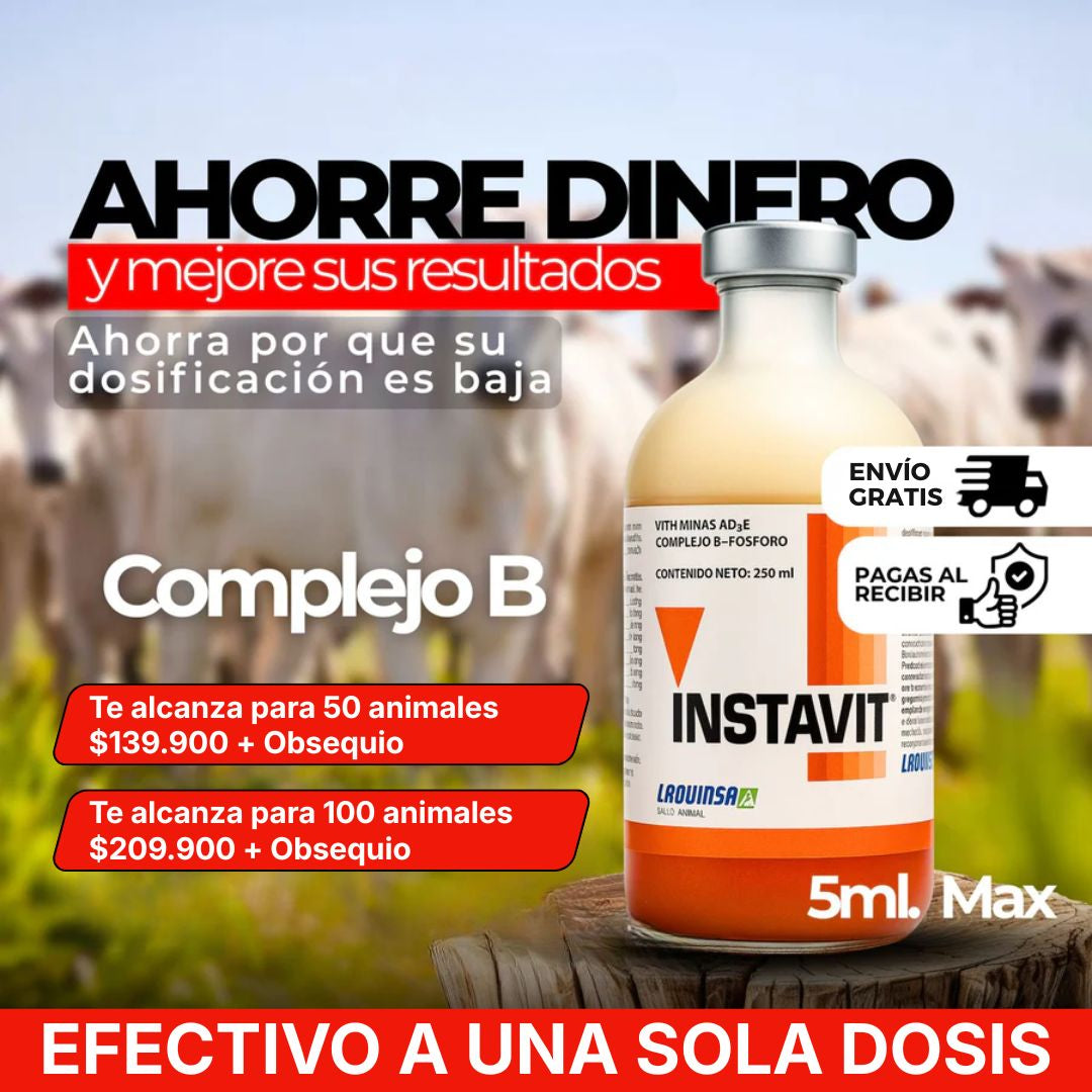 Instavit | Multivitamínico efectivo a una sola dosis🔻
